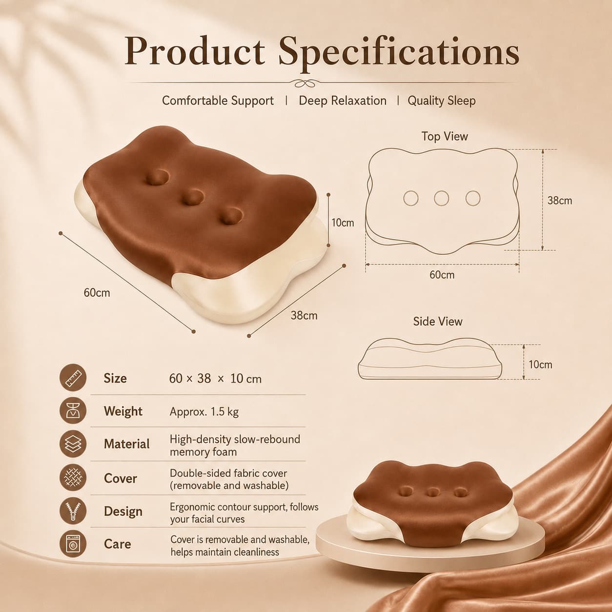 ZERO Pillow Premium – product detail