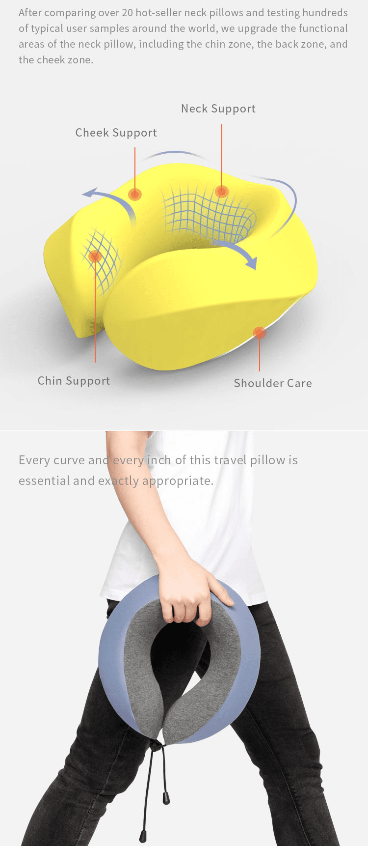ZERO Travel Pillow – product detail